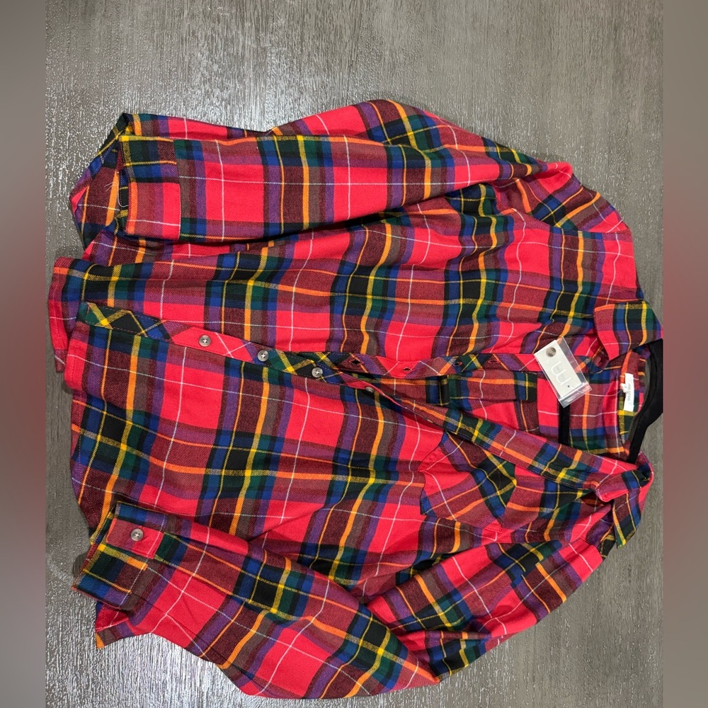 Plaid button up